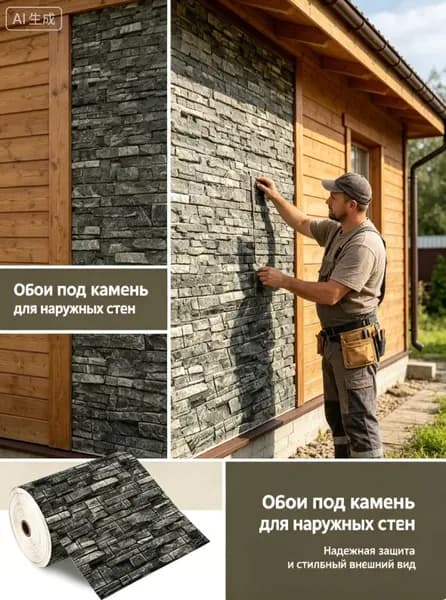 Утолщенный звуконепроницаемый пенопластовый кирпич, самоклеящийся, водонепроницаемый и влагостойкий 70см * 2м