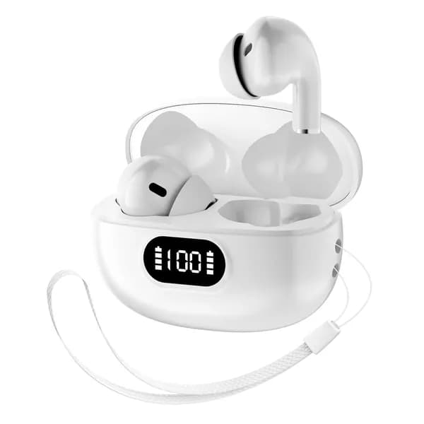 Наушники беспроводные с микрофоном, Bluetooth, USB Type-C, белый