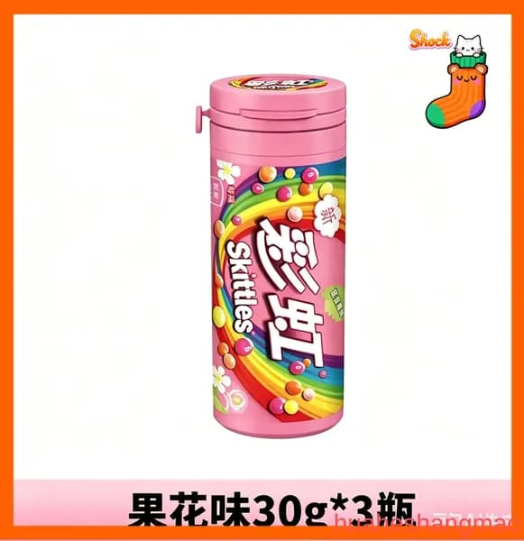 Сладости Skittles с необычным сочетанием цветов и фруктов в удобной упаковке