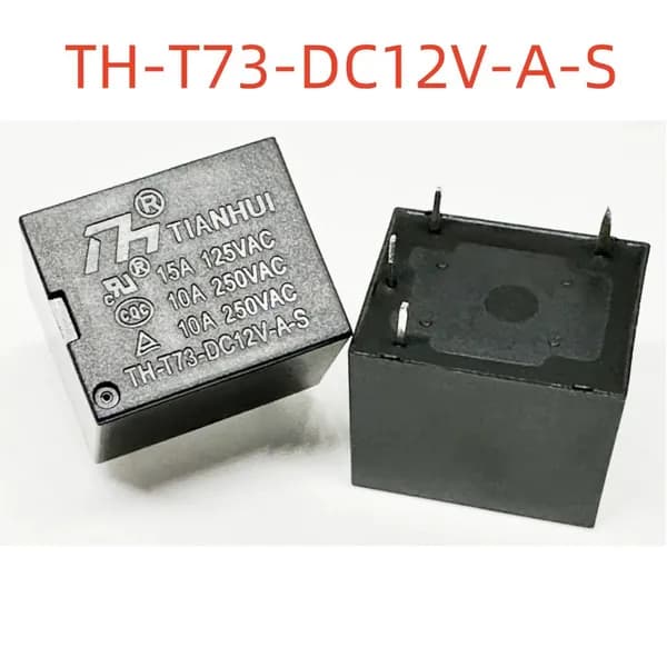Реле TH-T73-DC12V-A-S 10A, 4 контакта 2шт.