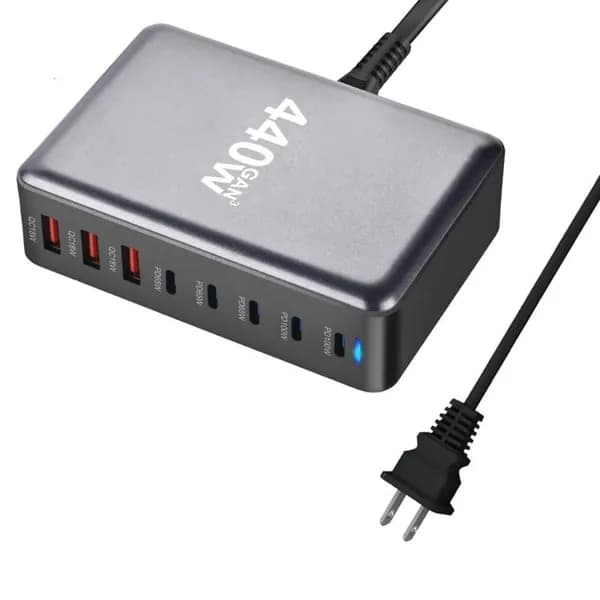 Универсальная совместимость 440W USB C Зарядное устройство с протоколом PD для быстрого зарядки комплексных функций безопасности, US