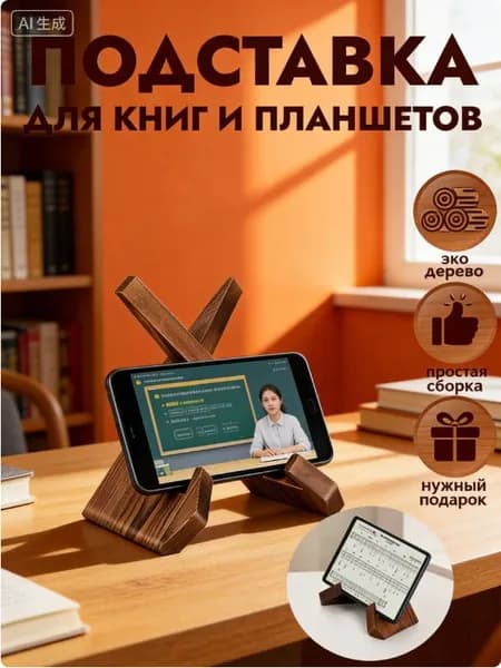 Подставка для книг / Держатель для планшета / Подставка для икон