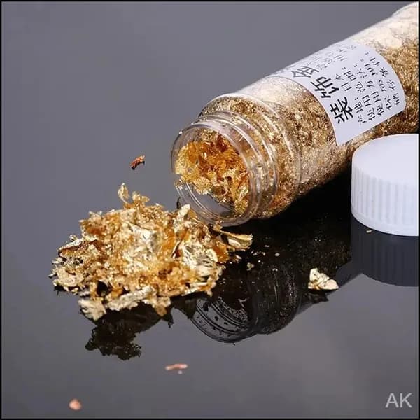 Фольга золотая пищевая, 2 г, для глазирования и украшения, 1 шт