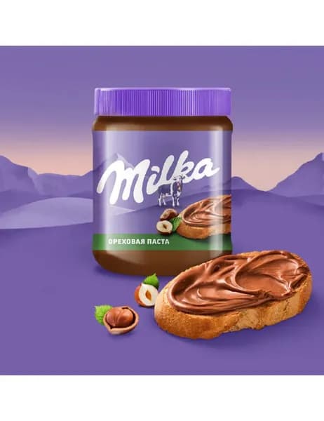 Паста Milka ореховая с добавлением какао 600г 1шт