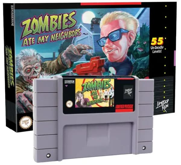 Игра Zombies Ate My Neighbors (Limited Run Games) (SNES) (16 bit, Английская версия)