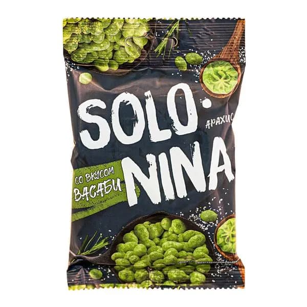 Арахис Solo Nina жареный со вкусом Васаби 70г