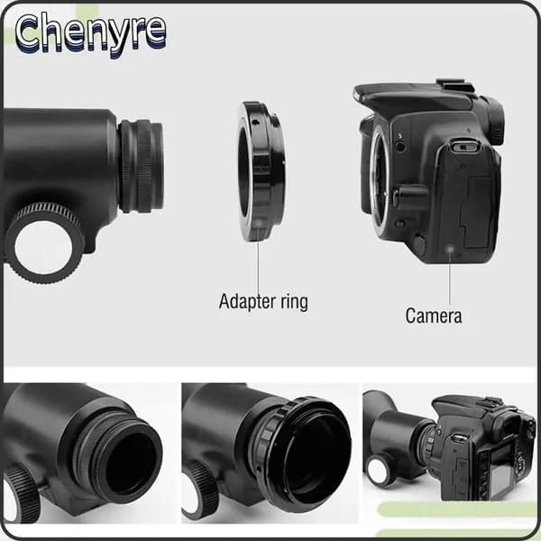 T Mount объективный адаптер, подходит для съемки с Canon EOS EF DSLR 650D 60D 550D