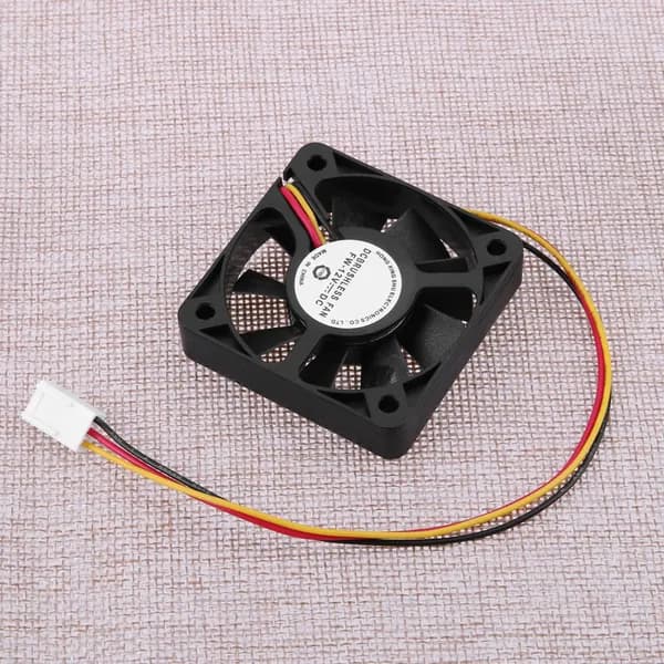 Вентилятор CPU 50 50 10 мм, 12 В постоянного тока, 3 контакта, 4000 об/мин
