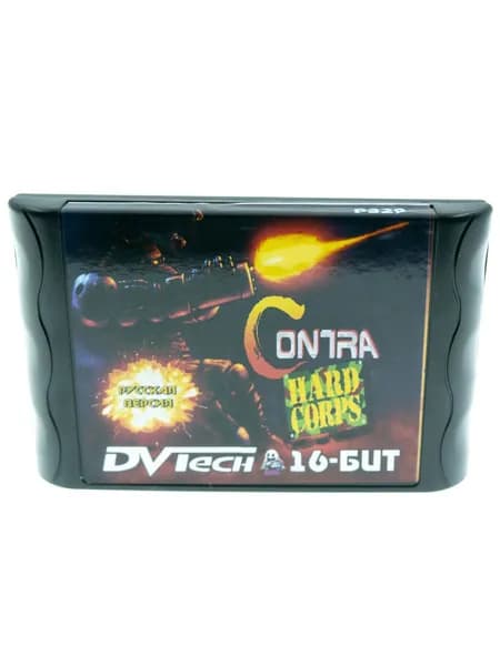 Картридж игровой 16 bit Contra Hard Corps (рус)
