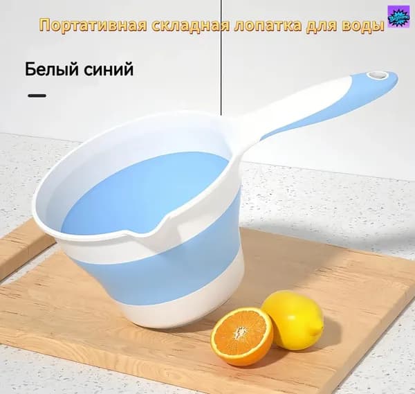 Ковш хозяйственный "Ковш хозяйственный серый/1шт.", пластик пищевой (hdpe, pp), 1 шт