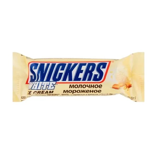Мороженое Snickers в белой глазури 40,8 г