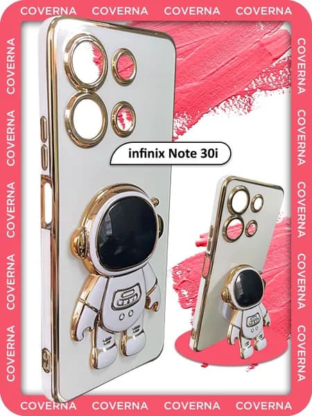 Чехол подставка с объемной фигуркой попсокет на infinix Note 30i, Инфиникс Нот 30i, Инфинити Нот 30i