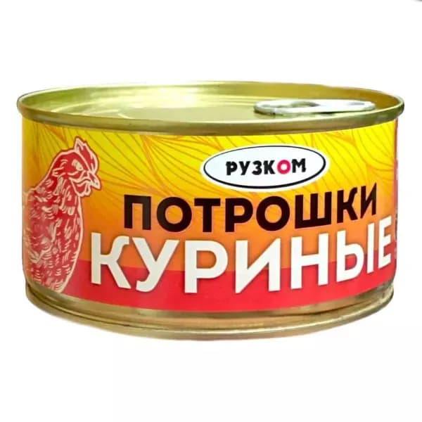 Потрошки домашней птицы 325г с ключом ГОСТ 6 банок