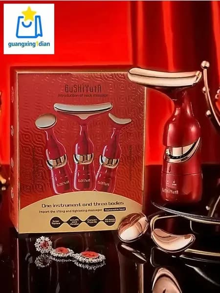 Массажер для лица вибрационный с эффектом микротоков