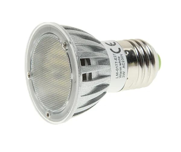 Лампа светодиодная E27 WARM WHITE 3W 30W