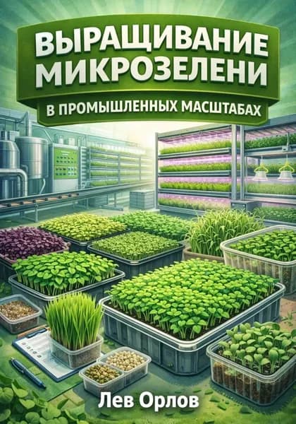 Выращивание микрозелени в промышленных масштабах | Лев Орлов | Электронная книга