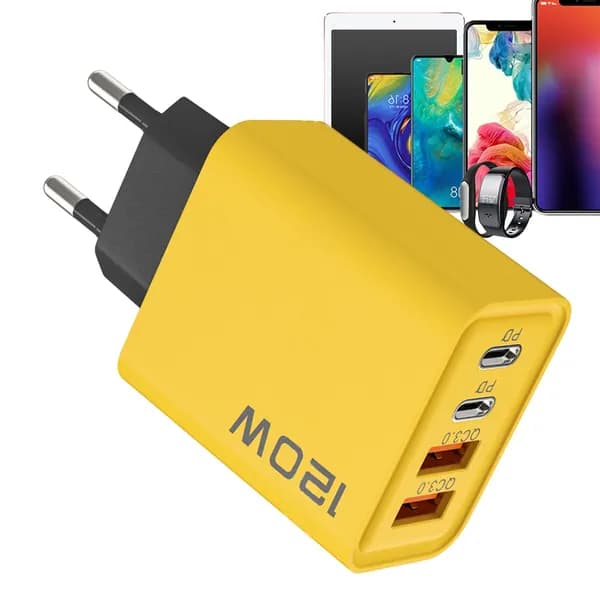 Многопортовое зарядное устройство USB мощностью 120 Вт ,Сетевое зарядное устройство