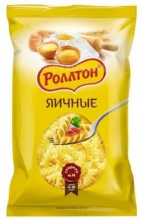 Роллтон Макаронные изделия спирали яичные 400 г