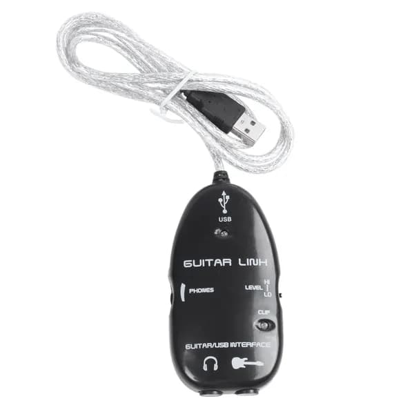 USB-кабель интерфейса для гитары Guitar Link : подключение к Mac/PC, запись и студийный звук.