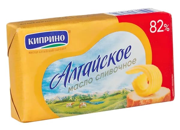 Масло сливочное Киприно Алтайское 82%, 150г