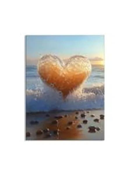 Diamond Painting Набор для рисования алмазной мозаикой сердце 40x50см