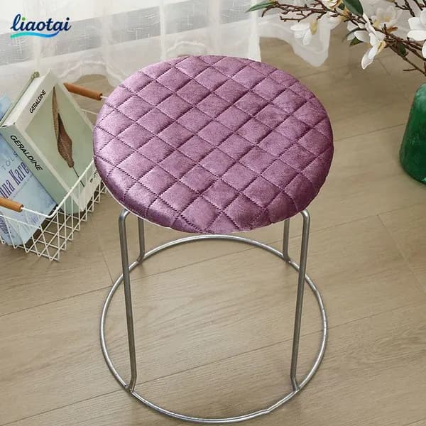 Чехол на мебель для табурета 30x30 см фиолетовый