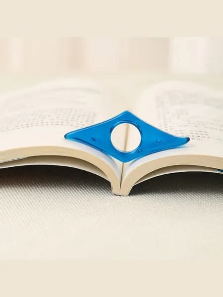 Акриловый держатель для книг с подставкой для большого пальца