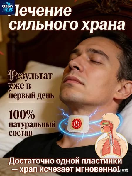 Пластырь-тейп от храпа для рта: тренировка носового дыхания и здоровый сон без храпа. Коррекция ротового дыхания для мужчин и женщин
