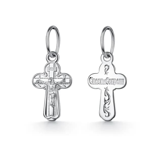 Крест православный серебро 925 от SOROKIN JEWELRY