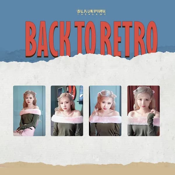 Карточки BLACKPINK k-pop карточки коллекционные BPTG JISOO JENNIE ROS LISA Фотокарточки 54 * 86 мм 4 шт