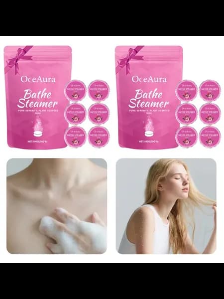 Ароматические шапочки для душа, бомбы для расслабления, пода