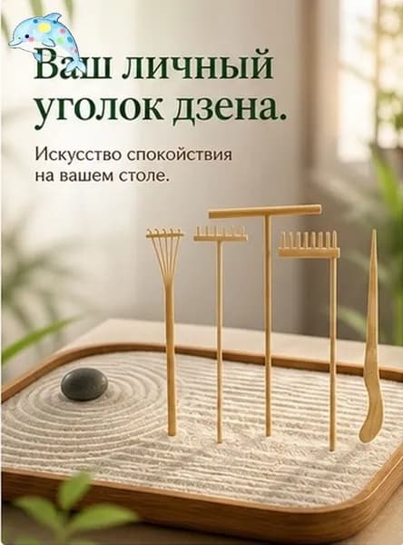 Набор Инструментов, Для Декора Сада, Из Бамбука, 1 Комплект