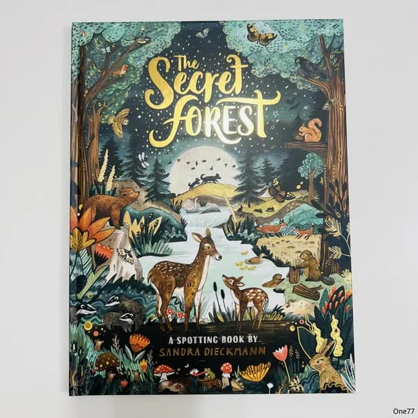 The Secret Forest Sandra Dieckmann Познавательная книга о природе на английском языке