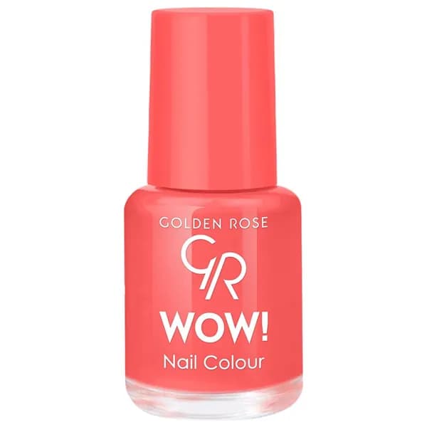 Golden Rose Лак для ногтей персиково-оранжевый WOW, тон 104