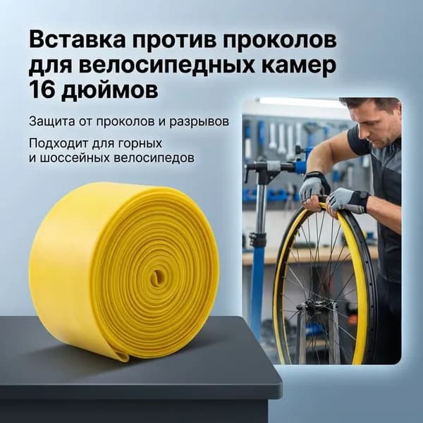 Внутренняя лента для покрышки велосипеда 26 дюймов