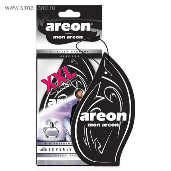 Освежитель воздуха "AREON" MON AREON XXL Beverly Hills/Беверли Хилс, подвесной картон 704-064-305