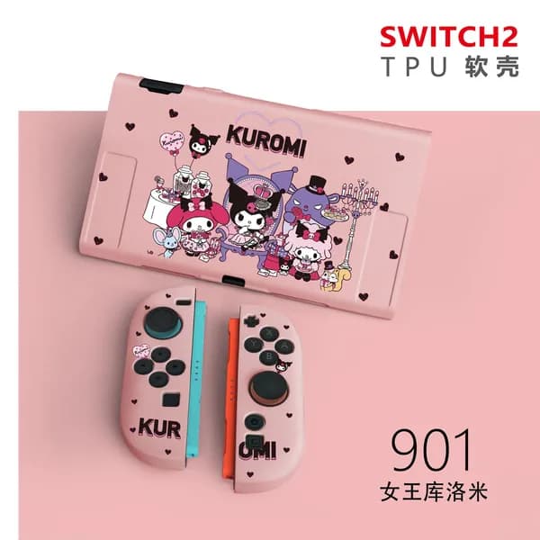 Защитный чехол для Switch 2-го поколения, мягкий чехол из ТПУ, матовый цветной чехол.