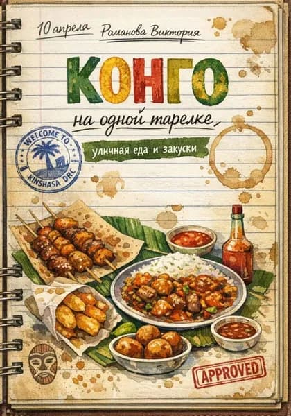 Конго на одной тарелке: уличная еда и закуски | Романова Виктория | Электронная книга