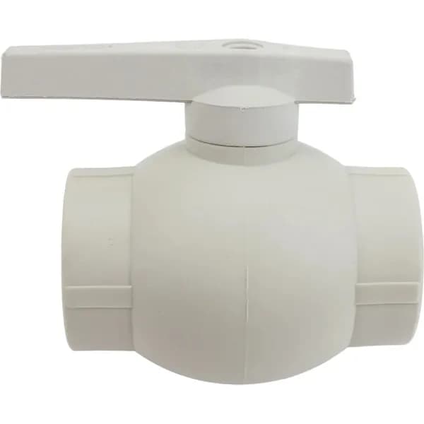 Кран шаровой PP-R серый, 40 мм 10144040Г 007-7688, 0.4 кг, (набор из 1 шт)