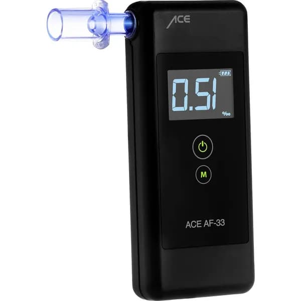 Дыханальный тестер ACE AF-33 Тёмно-серый 0,00 до 5,00 Включая дисплей 107075