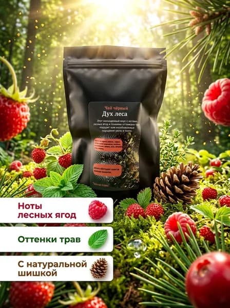 Чай черный "Дух Леса" 50гр