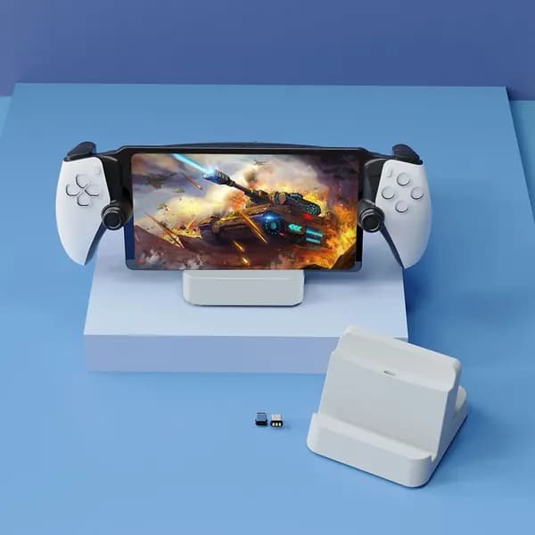 Зарядная станция для PS5 Portal, белая, быстрая зарядка