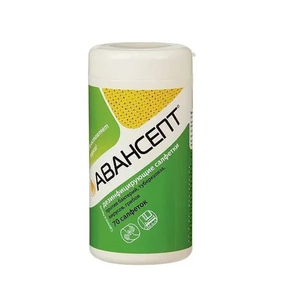 Авансепт Дезинфицирующие салфетки, 70 шт
