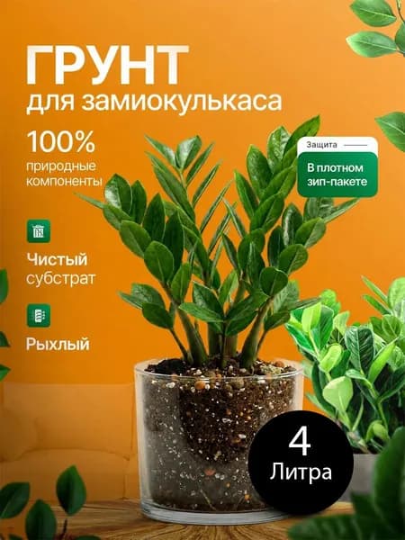 Грунт для Замиокулькаса 4 литра