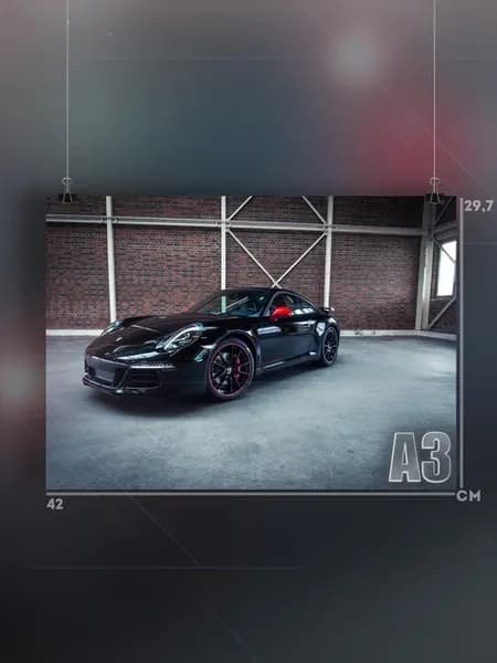 Постер А3 «Автомобили»