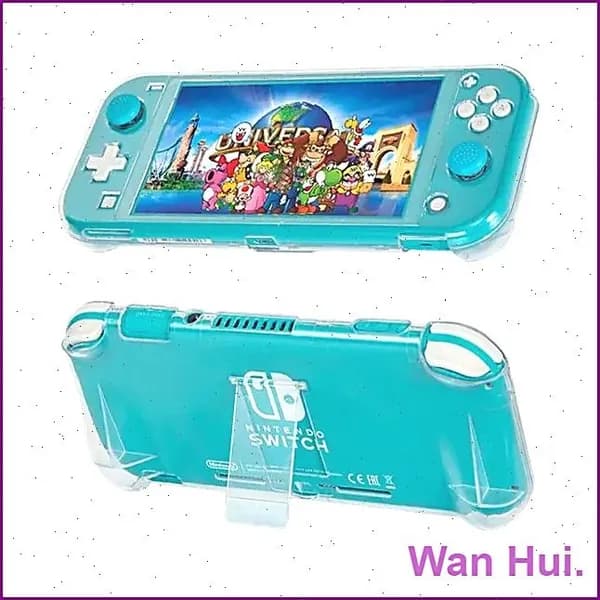 Прозрачный чехол с подставкой для Nintendo Switch Lite