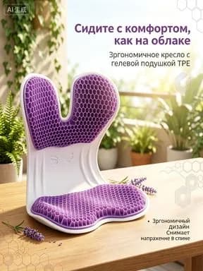 Beneider Ортопедический стул, фиолетовый