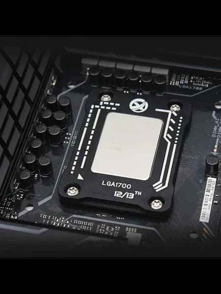 Рамка для коррекции изгиба ЦП LGA1700 1800 серебристая
