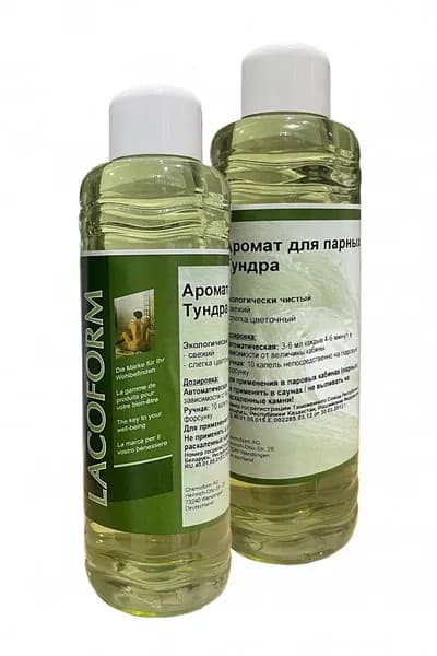 Аромат для парной и хаммама Lacoform Тундра, концентрат, 1л (свежий, слегка цветочный)