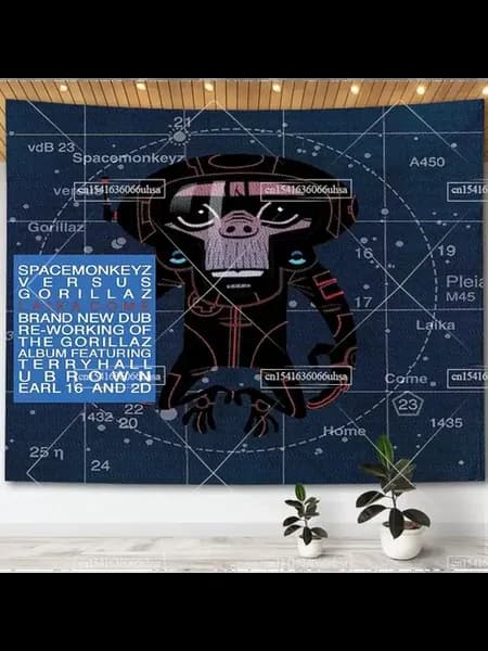 Гобелен Gorillaz Demon Days, 95x73 см, BGT5701